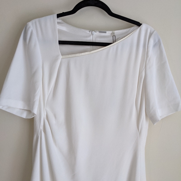 ELIE TAHARI White Shift Dress - Picture 2 of 8